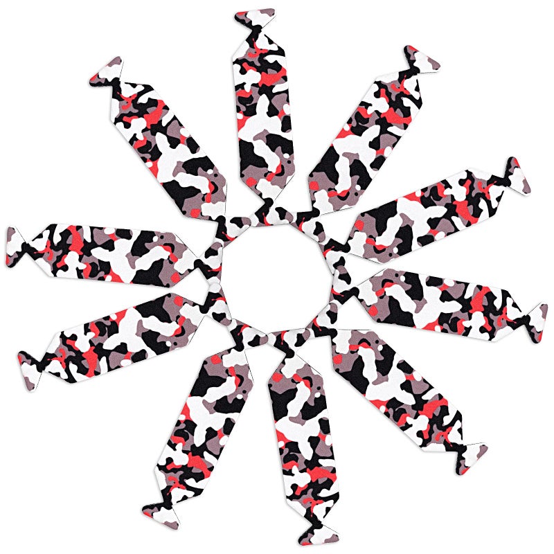 Gomake Vinyl Squeegee Buffer Pre-Cut Squeegee Felt for Window Tint Application Tool (10PCS* Camouflage Felt) - Image 2